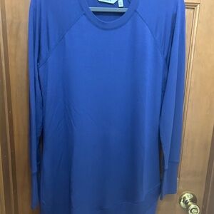 Athleta NWT. Criss cross sweatshirt dress. Medium petite.